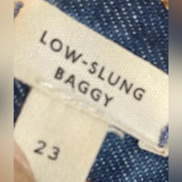 Madewell Jeans Women 23
Low Slung Baggy Loose Wide Leg Button Fly Casual Denim - Picture 4 of 8